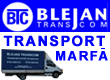 BLEJAN TRANSCOM - Transport intern de marfa, Transport mobilier, Mutari sedii firme, Transporturi personalizate, Distributie de marfuri pentru firme, de la depozit catre punctele de vinzare, ocazional!
